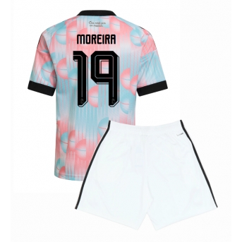 Billige Fotballdrakt Belgia Diego Moreira #19 Replika Bortedraktsett Barn VM 2026 Kortermet (med bukser)